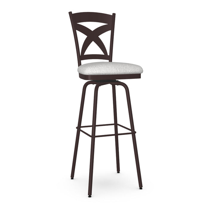 Marcus Swivel Spectator Stool - Upholstered