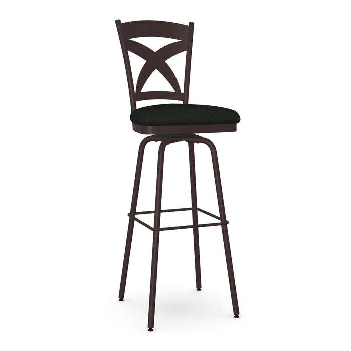 Marcus Swivel Spectator Stool - Upholstered