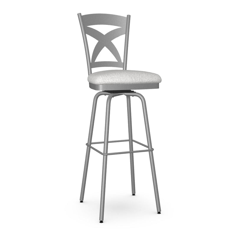 Marcus Swivel Spectator Stool - Upholstered