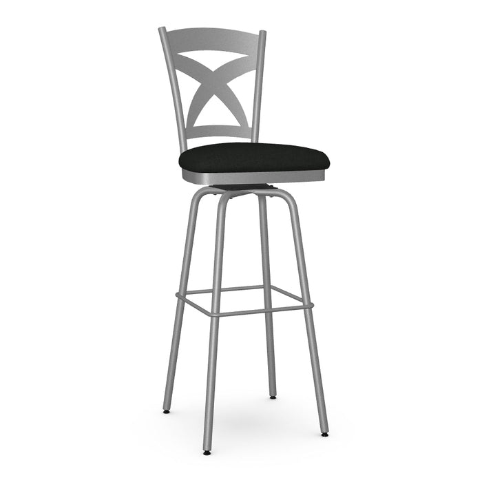 Marcus Swivel Spectator Stool - Upholstered