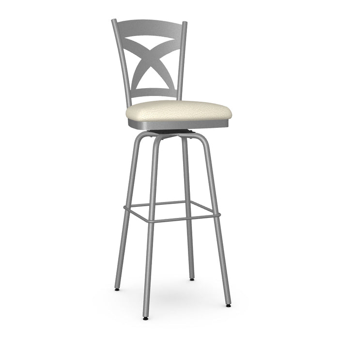 Marcus Swivel Spectator Stool - Upholstered