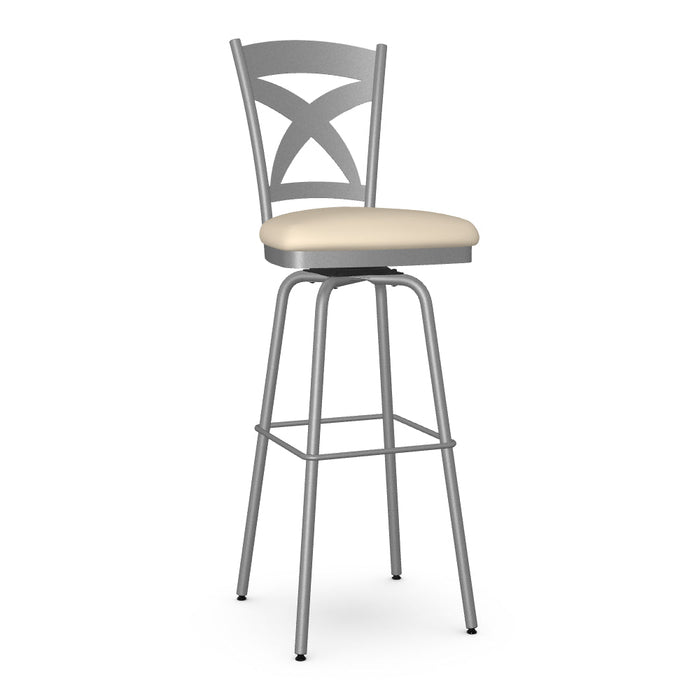 Marcus Swivel Spectator Stool - Upholstered
