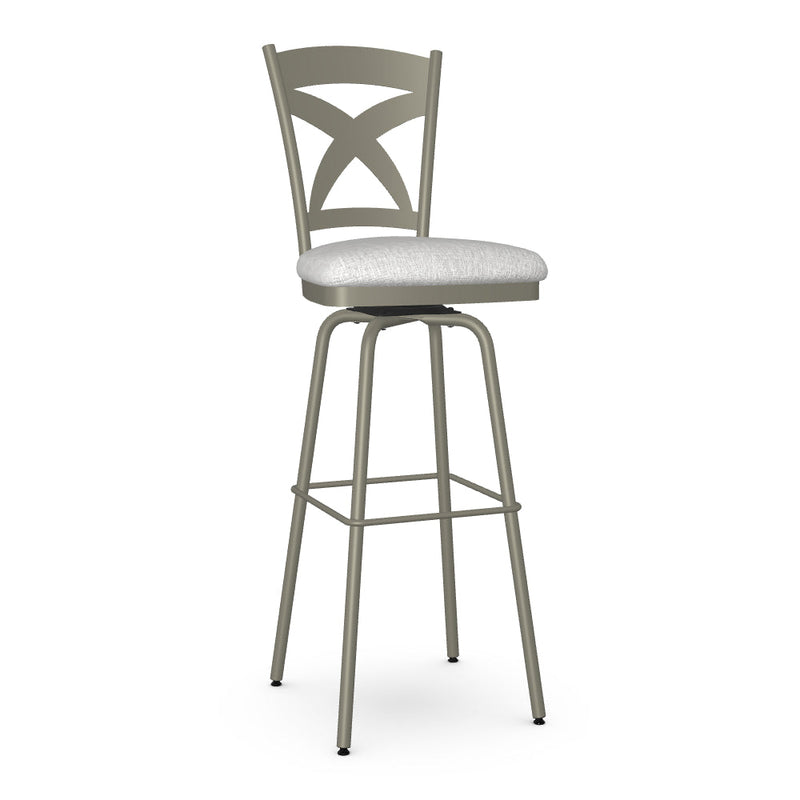 Marcus Swivel Spectator Stool - Upholstered
