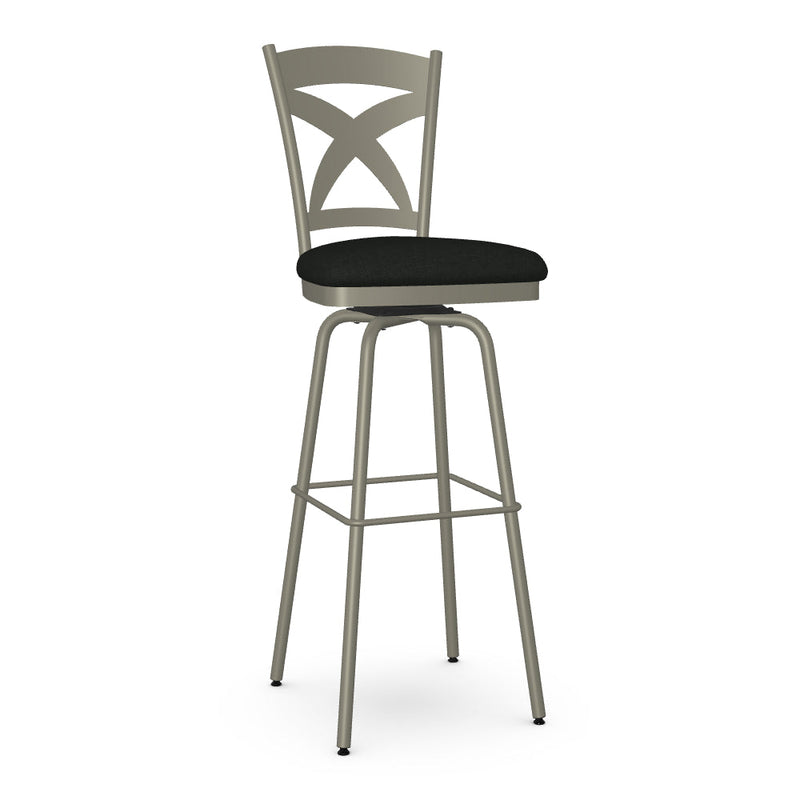 Marcus Swivel Spectator Stool - Upholstered