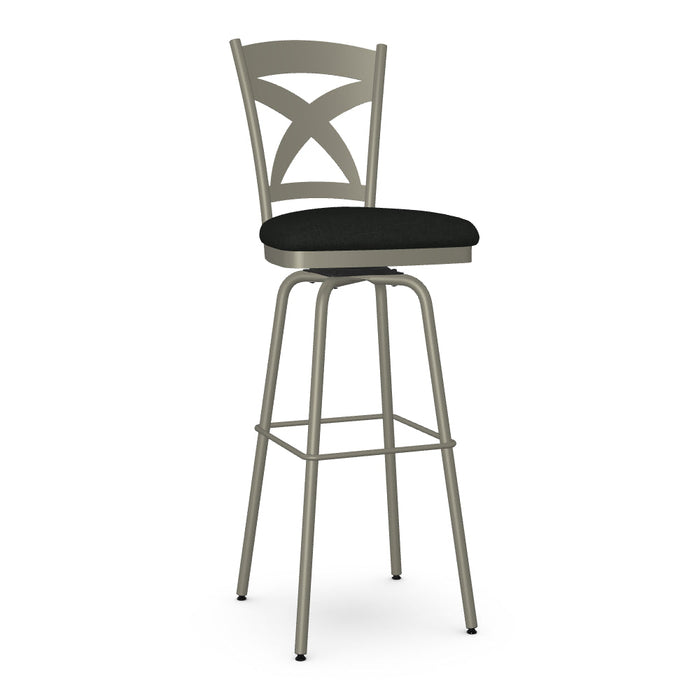 Marcus Swivel Spectator Stool - Upholstered