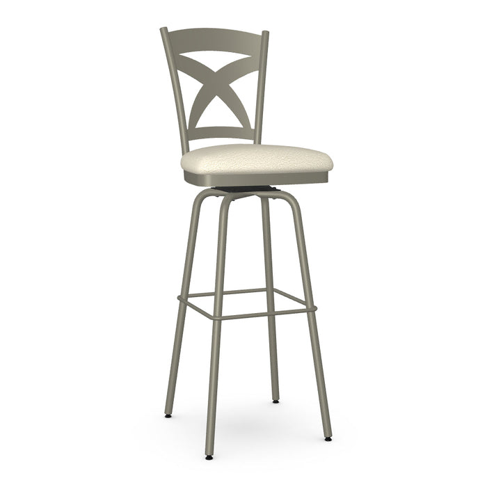 Marcus Swivel Spectator Stool - Upholstered