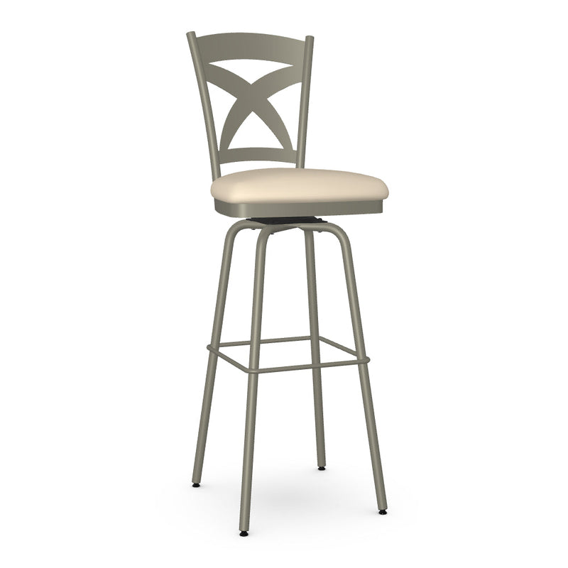 Marcus Swivel Spectator Stool - Upholstered