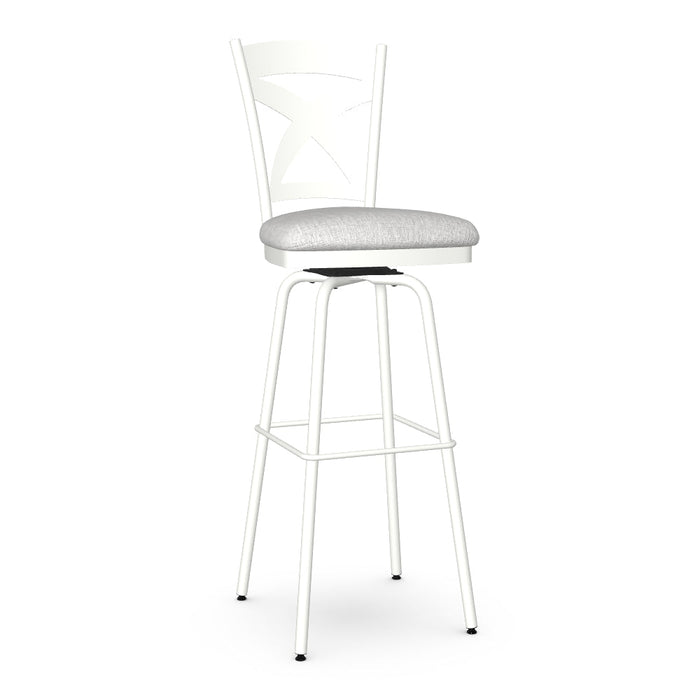 Marcus Swivel Spectator Stool - Upholstered