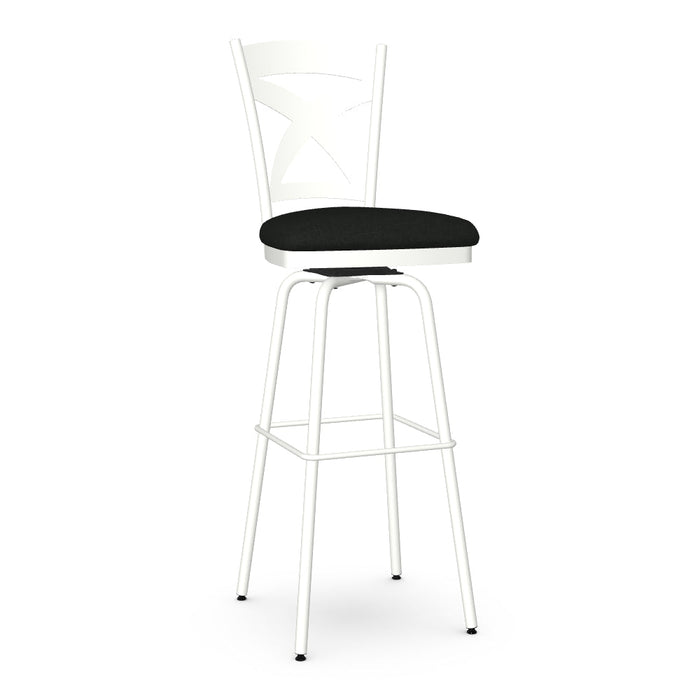 Marcus Swivel Spectator Stool - Upholstered