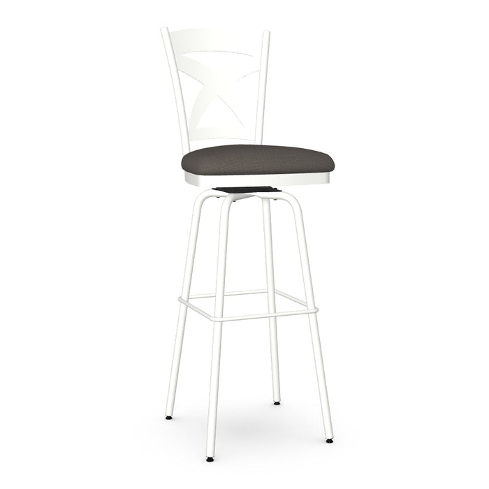 Marcus Swivel Spectator Stool - Upholstered