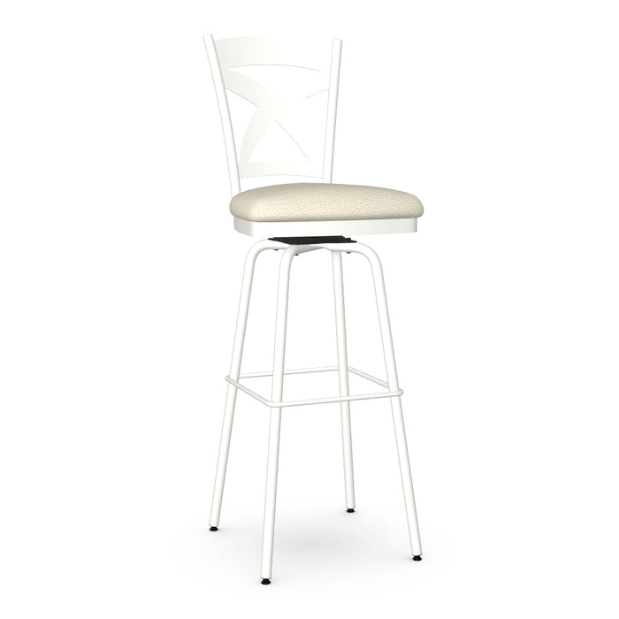 Marcus Swivel Spectator Stool - Upholstered