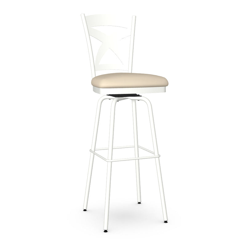 Marcus Swivel Spectator Stool - Upholstered