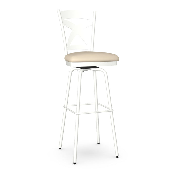 Marcus Swivel Spectator Stool - Upholstered