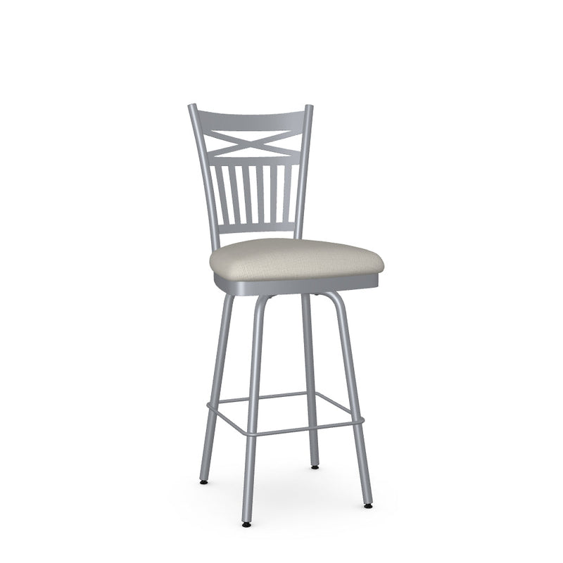 Garden Swivel Counter Stool - Upholstered