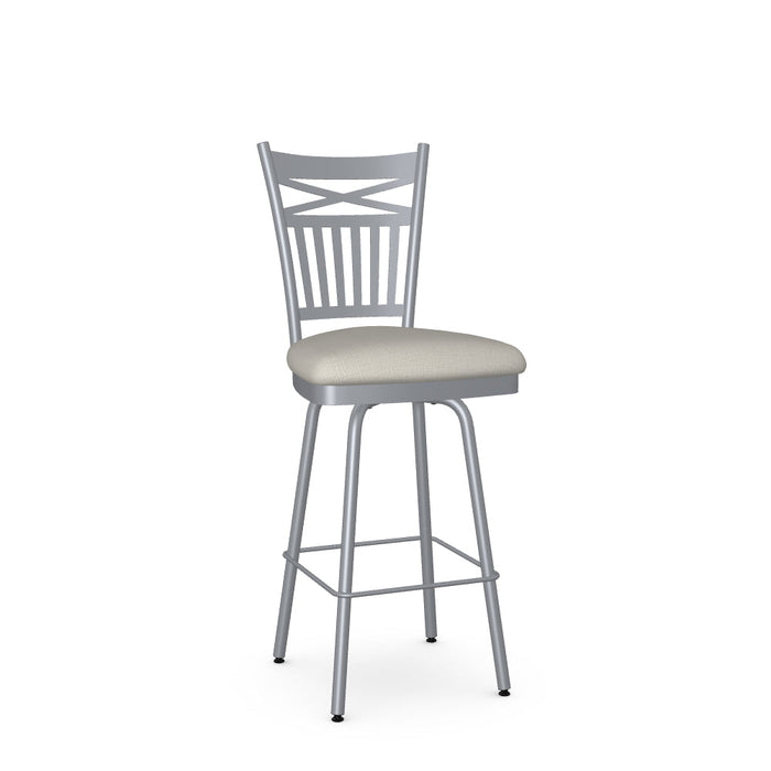 Garden Swivel Counter Stool - Upholstered