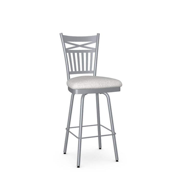 Garden Swivel Counter Stool - Upholstered