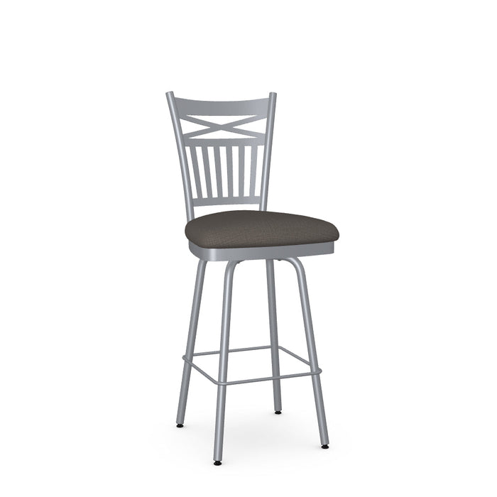 Garden Swivel Counter Stool - Upholstered