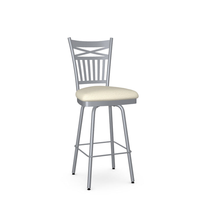 Garden Swivel Counter Stool - Upholstered