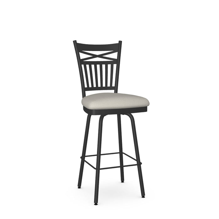 Garden Swivel Counter Stool - Upholstered
