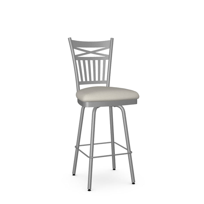 Garden Swivel Counter Stool - Upholstered