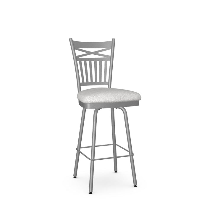Garden Swivel Counter Stool - Upholstered