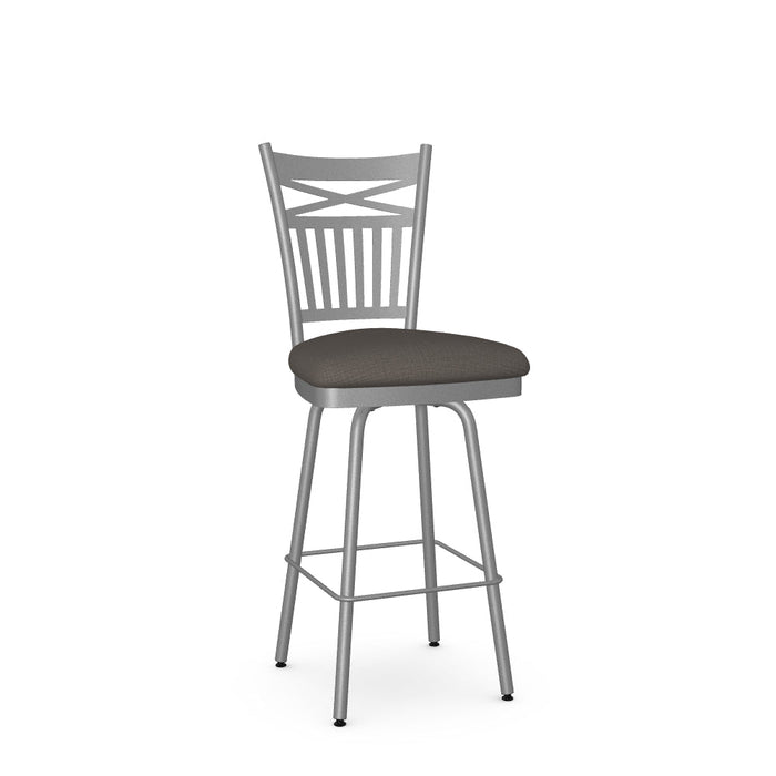 Garden Swivel Counter Stool - Upholstered
