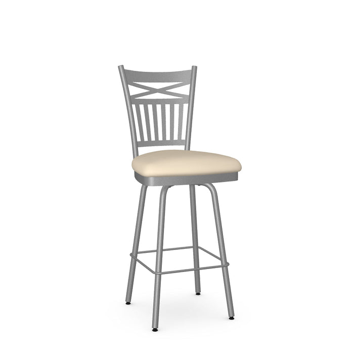 Garden Swivel Counter Stool - Upholstered