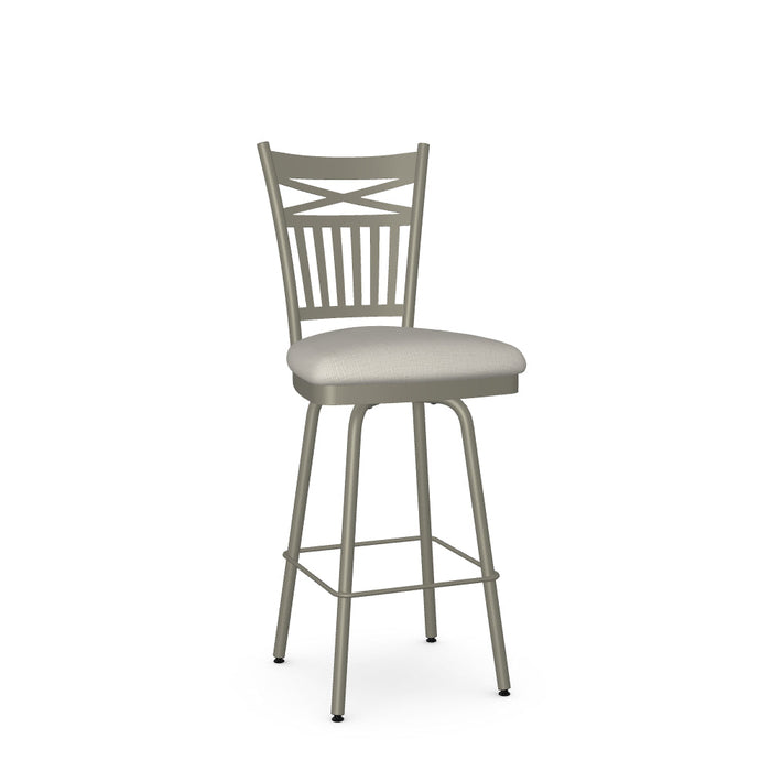Garden Swivel Counter Stool - Upholstered