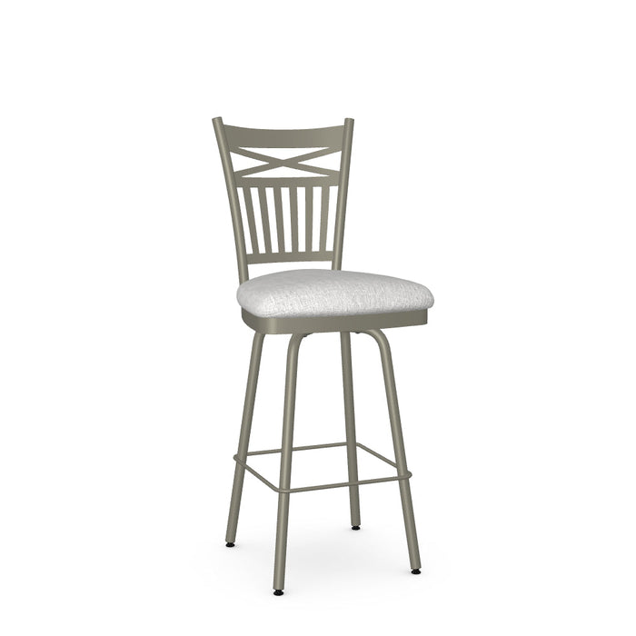 Garden Swivel Counter Stool - Upholstered