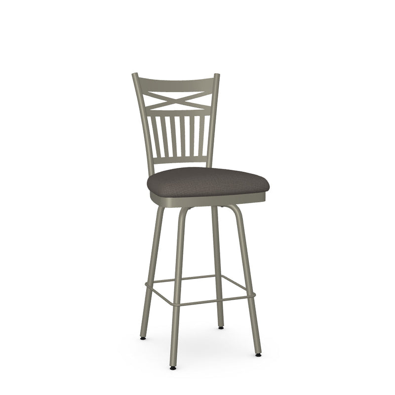 Garden Swivel Counter Stool - Upholstered