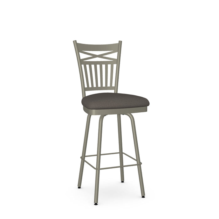 Garden Swivel Counter Stool - Upholstered