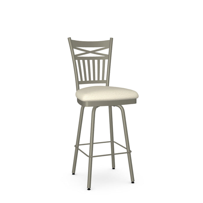 Garden Swivel Counter Stool - Upholstered