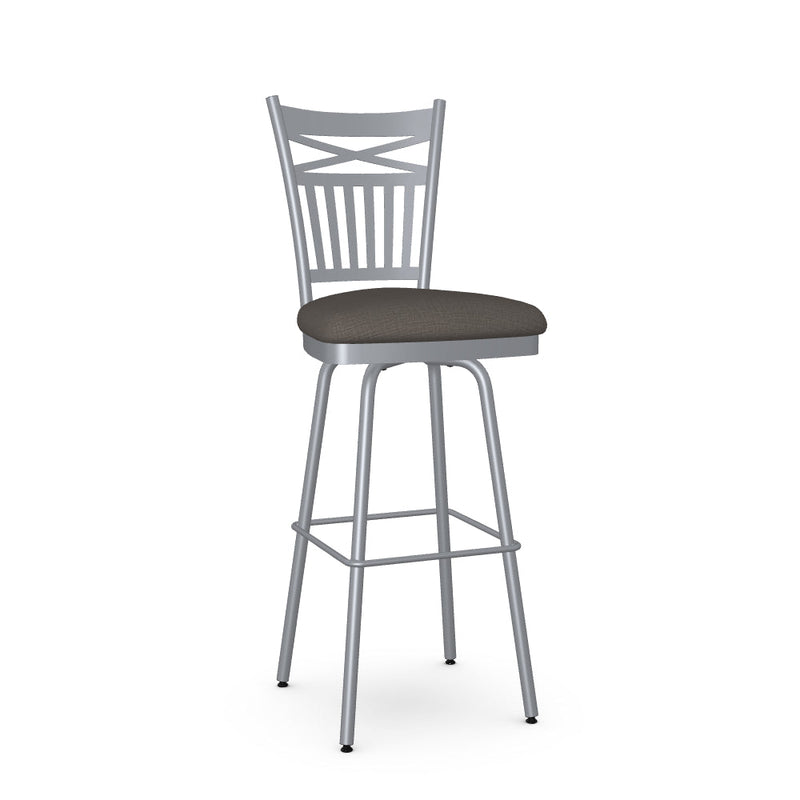 Garden Swivel Bar Stool - Upholstered
