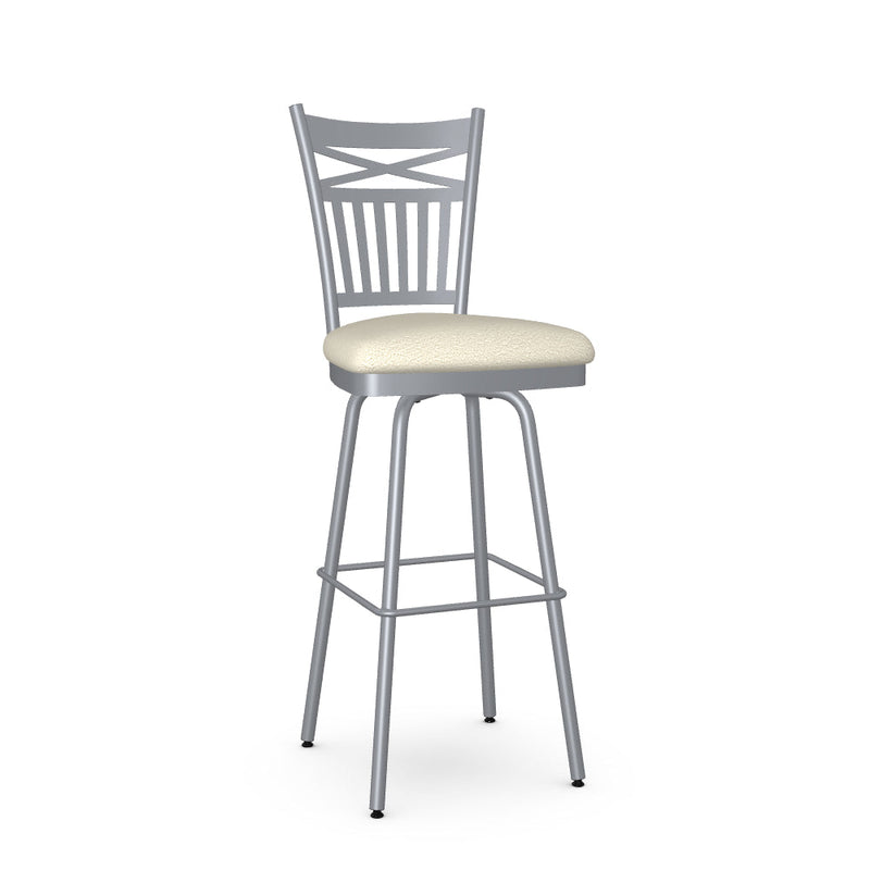 Garden Swivel Bar Stool - Upholstered