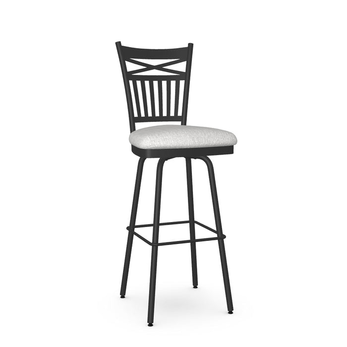 Garden Swivel Bar Stool - Upholstered