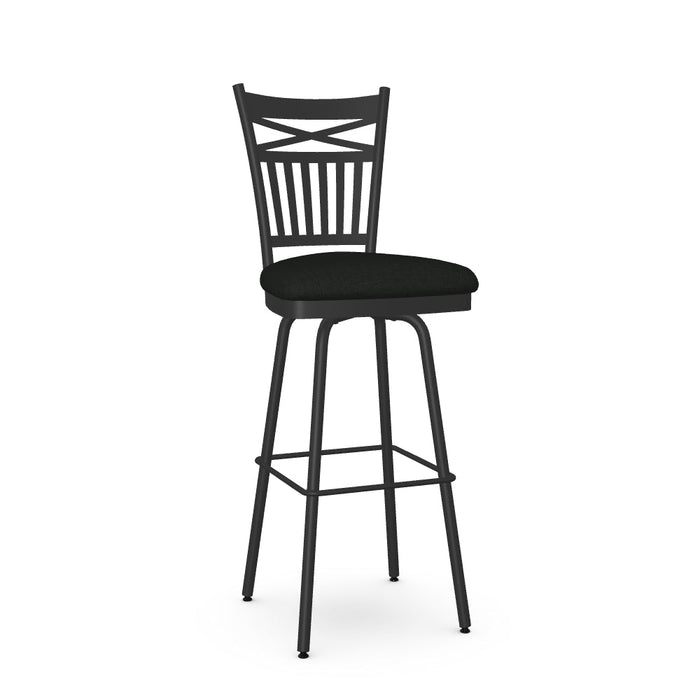 Garden Swivel Bar Stool - Upholstered