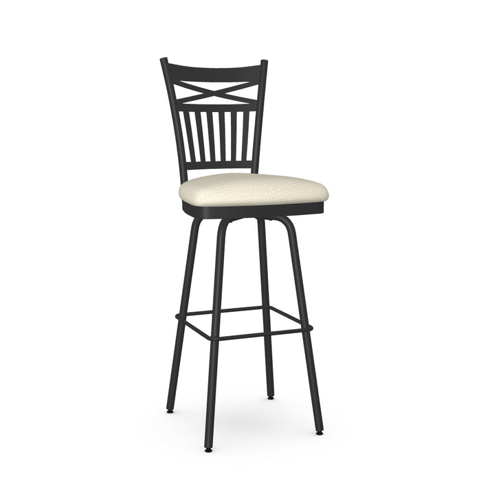 Garden Swivel Bar Stool - Upholstered