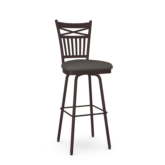 Garden Swivel Bar Stool - Upholstered