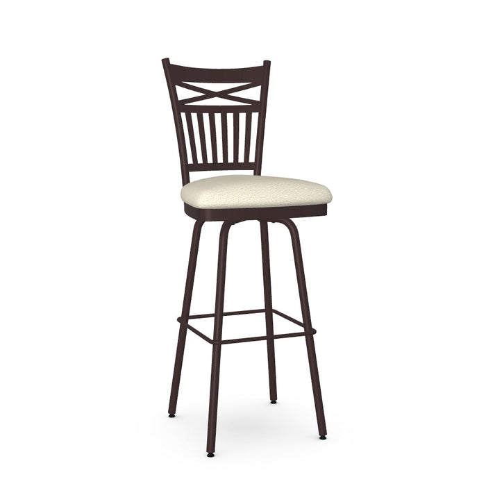 Garden Swivel Bar Stool - Upholstered