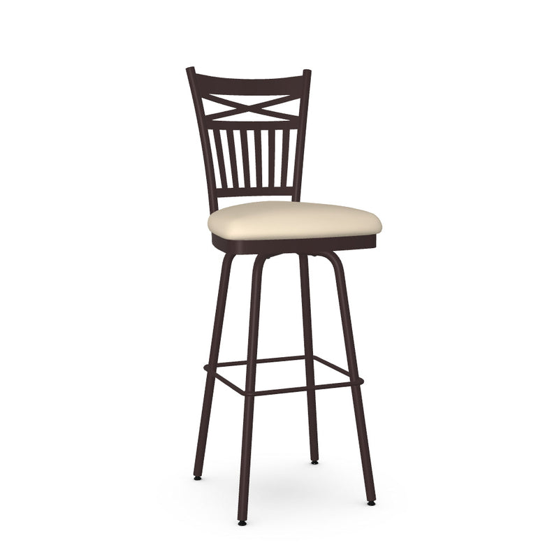 Garden Swivel Bar Stool - Upholstered
