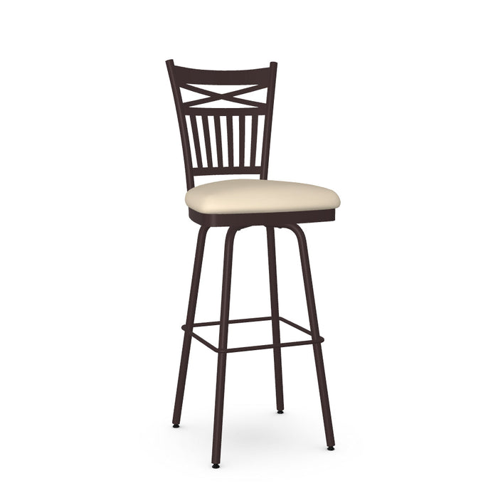 Garden Swivel Bar Stool - Upholstered