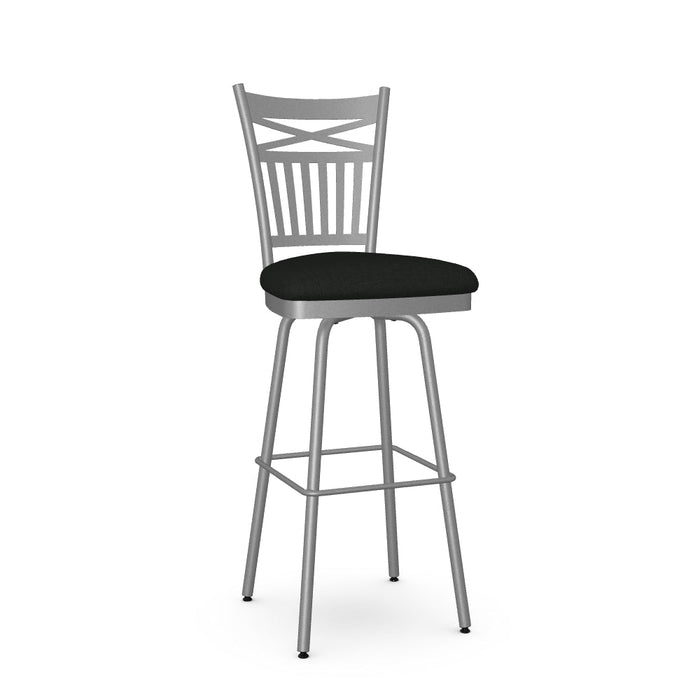 Garden Swivel Bar Stool - Upholstered