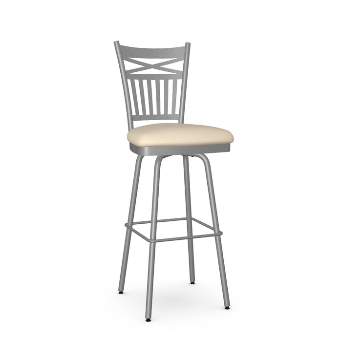 Garden Swivel Bar Stool - Upholstered