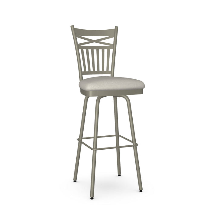 Garden Swivel Bar Stool - Upholstered