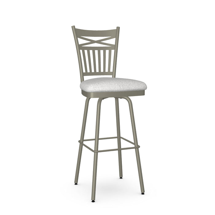 Garden Swivel Bar Stool - Upholstered