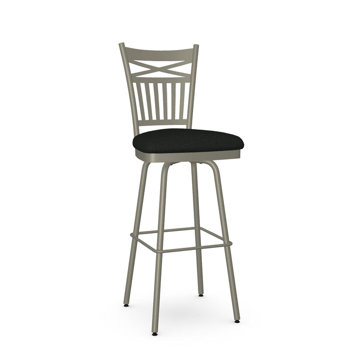 Garden Swivel Bar Stool - Upholstered