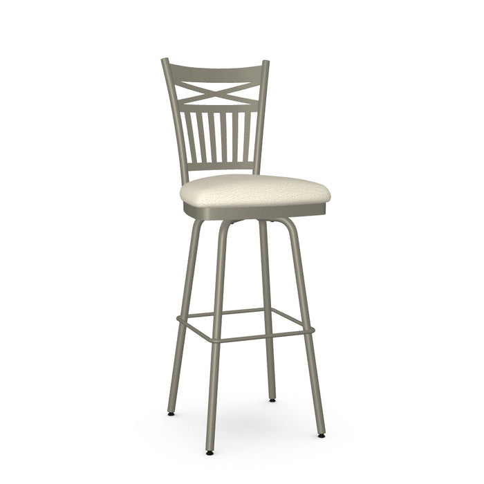 Garden Swivel Bar Stool - Upholstered
