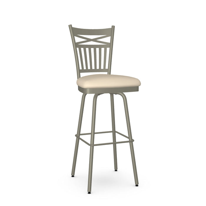 Garden Swivel Bar Stool - Upholstered