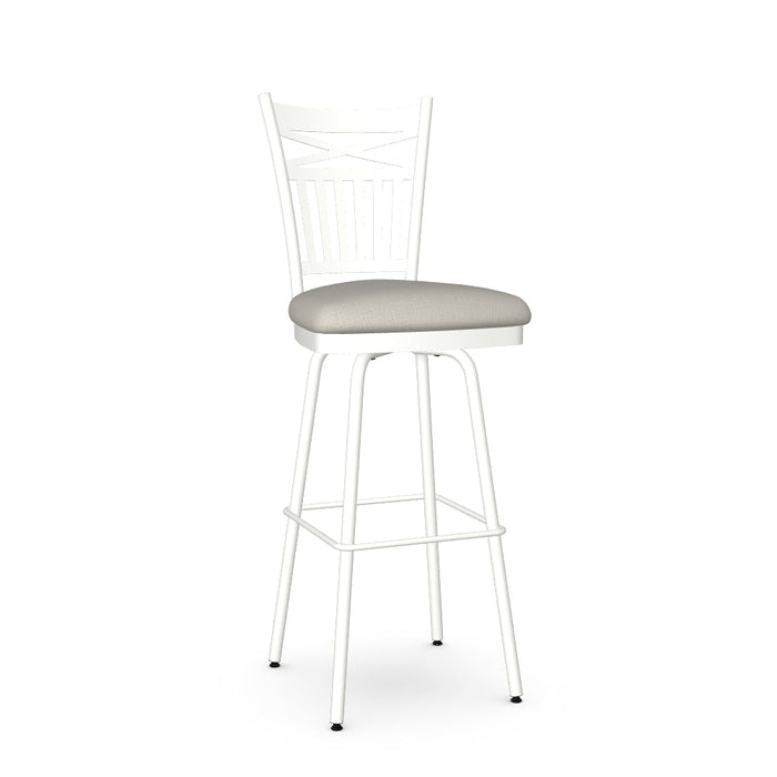 Garden Swivel Bar Stool - Upholstered