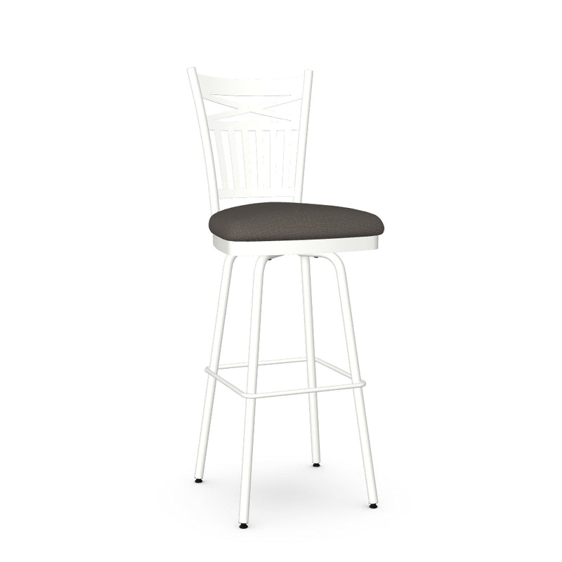 Garden Swivel Bar Stool - Upholstered